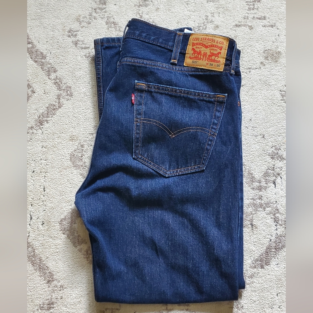 LEVI'S 505 JEANS 38x30